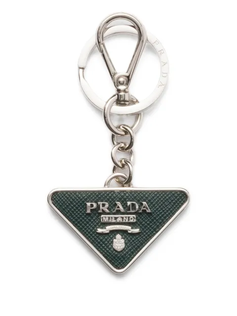 Prada Saffiano leather keychain