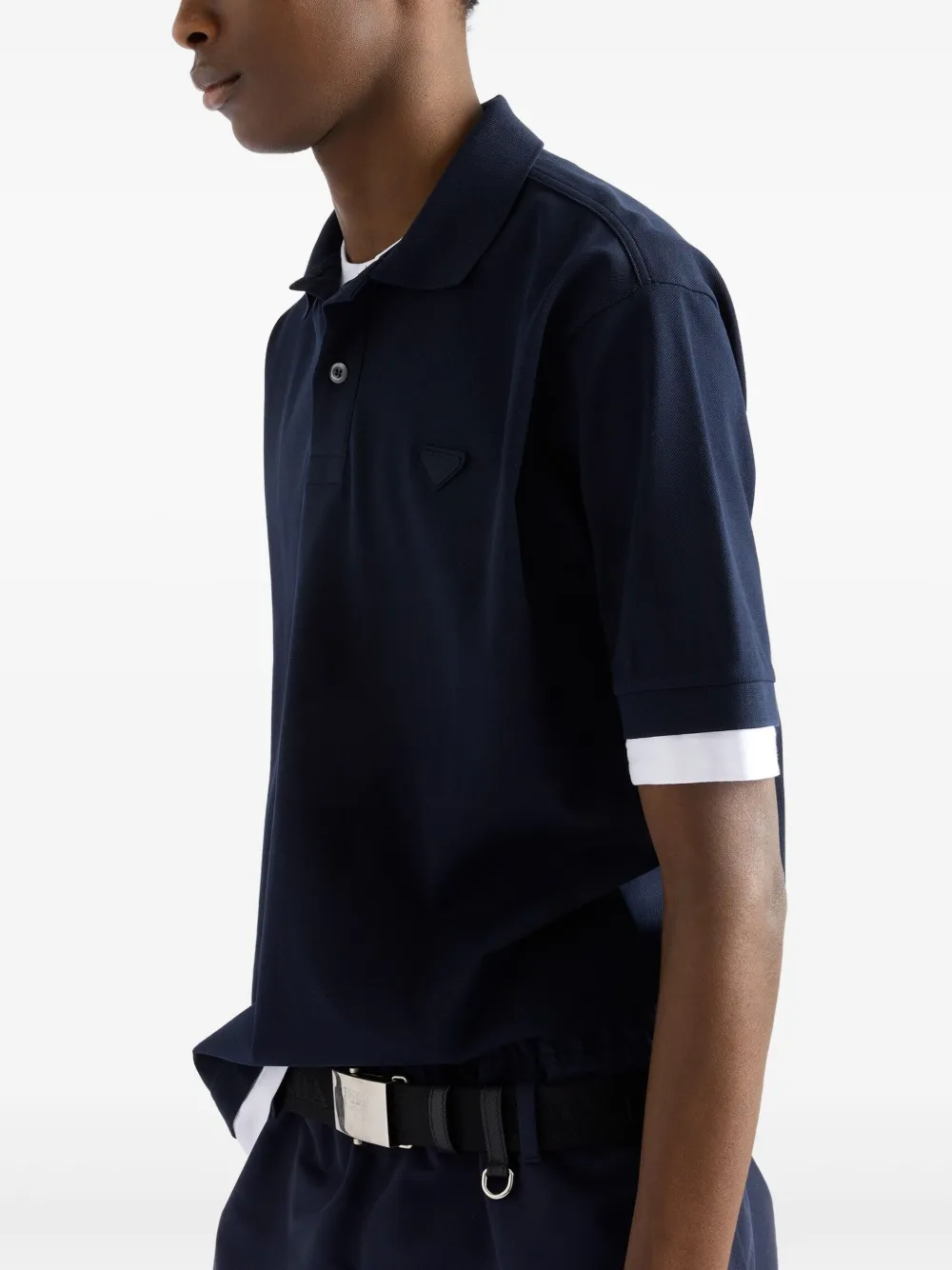 Prada Katoenen poloshirt Blauw