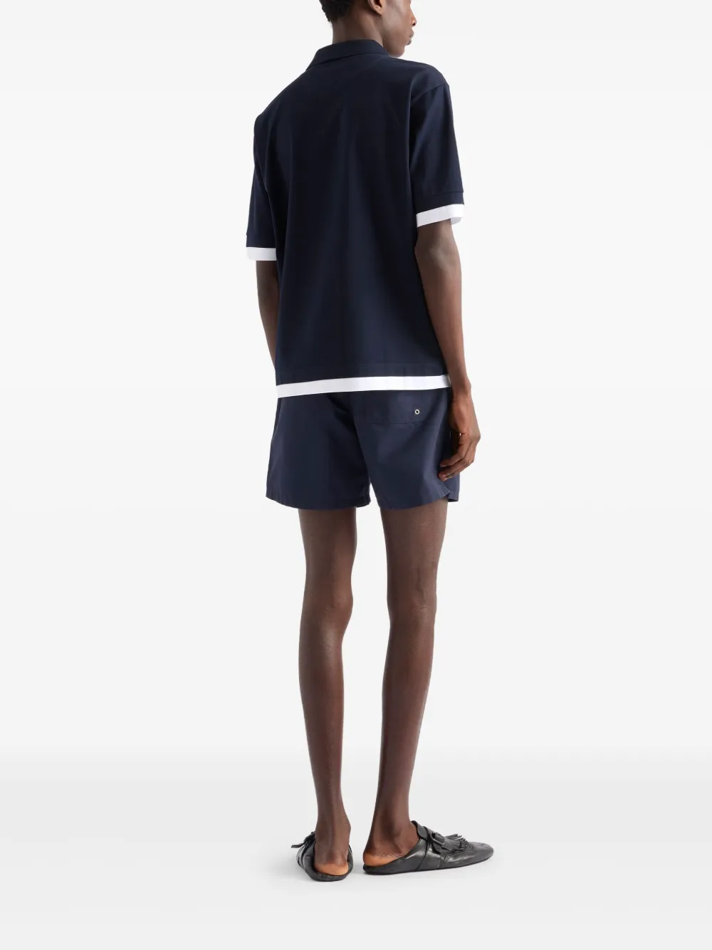 Prada Katoenen poloshirt Blauw