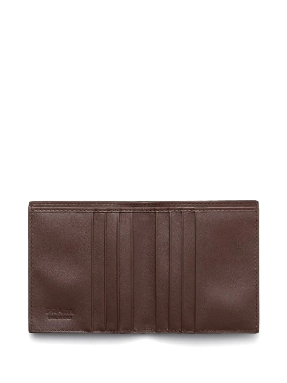 Prada Leren pasjeshouder Bruin