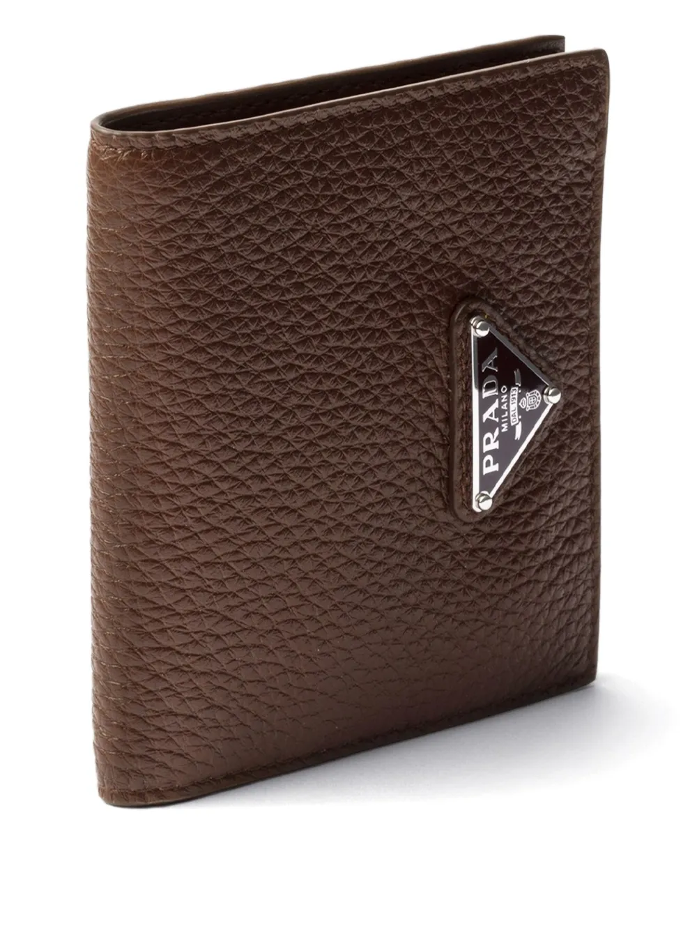 Prada Leren pasjeshouder Bruin