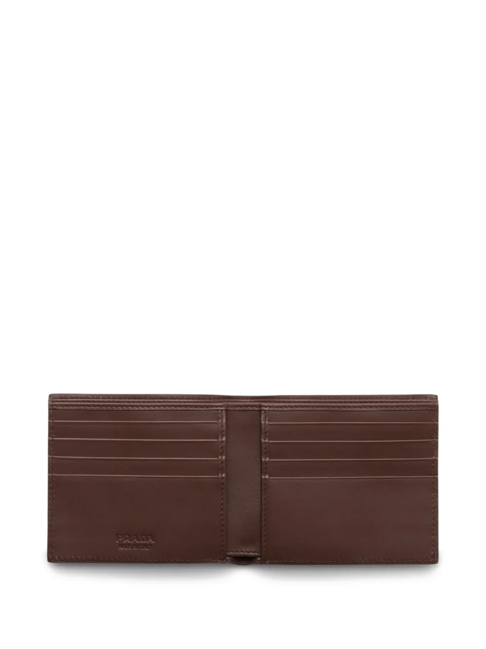 Prada Logo-plaque Leather Cardholder