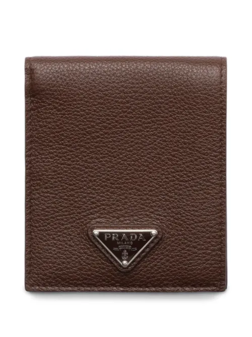 Porte-carte à plaque logo - Prada - Modalova