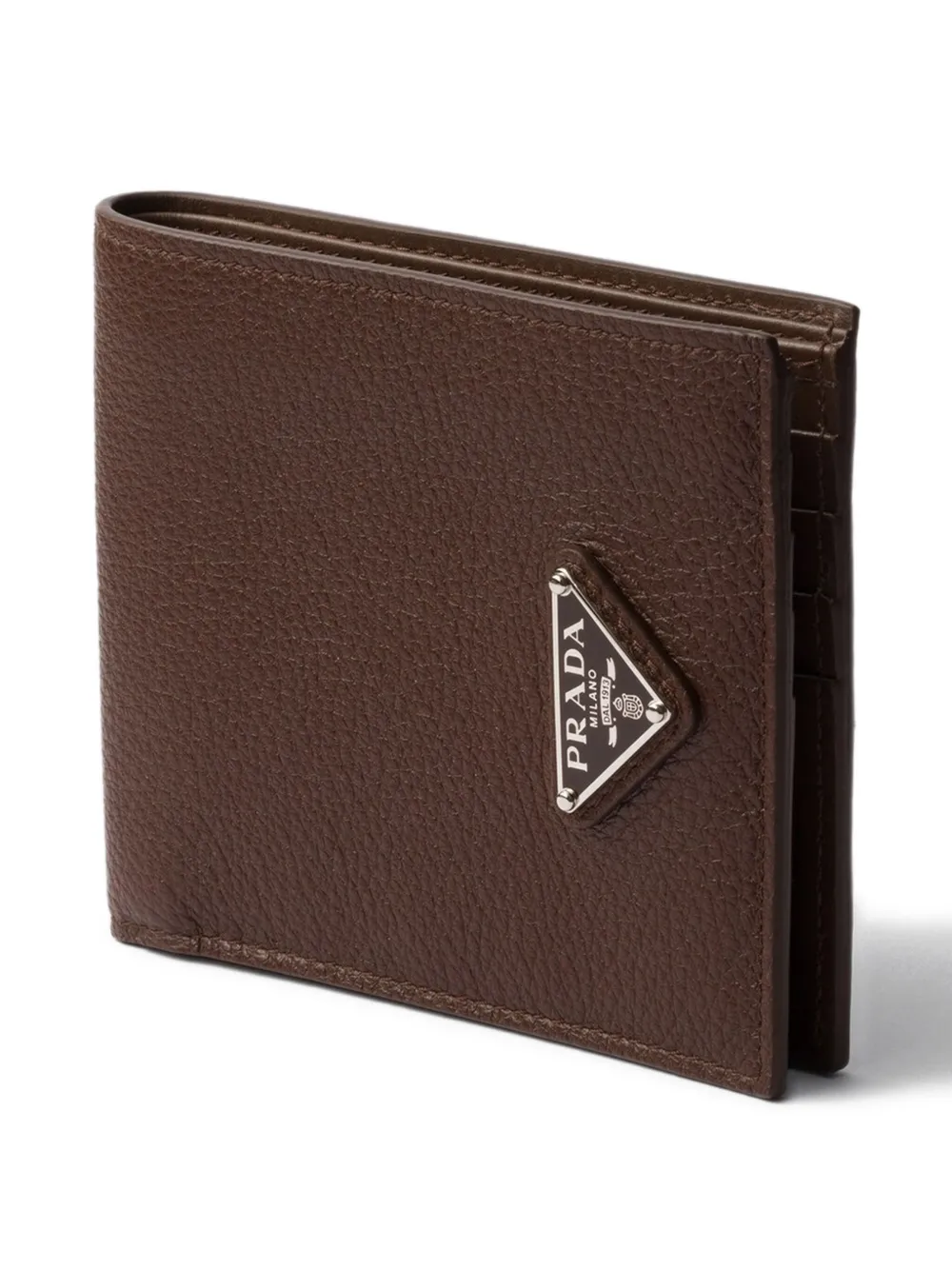 Prada Logo-plaque Leather Cardholder