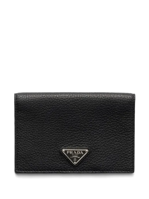 Prada textured card holder