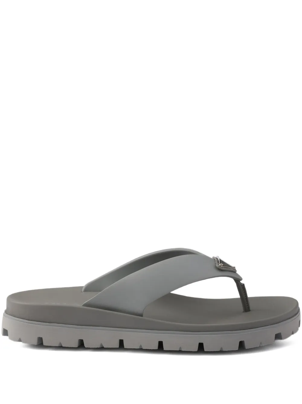 Prada flip flops de goma | gris | Image 1