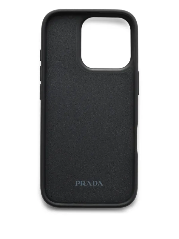 直営店 PRADA プラダ iPhone 16 Pro ケース 1ZH209 Prada iPhone 16 Pro ケース | グリーン | FARFETCH JP