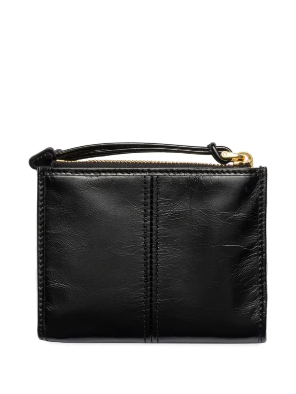 Prada レザー ジップ 財布 | ブラック | FARFETCH JP