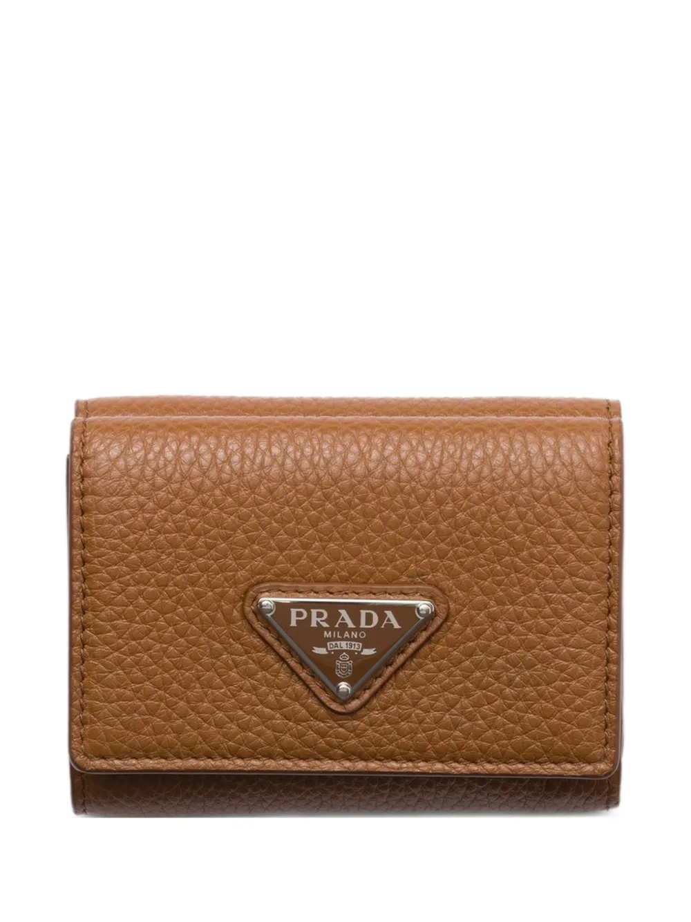 Prada textured leather wallet | Brown | Image 1