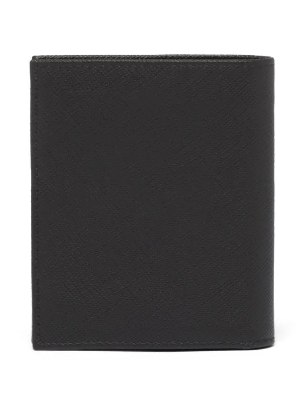 プラダ Prada Cardholder Black Saffiano Leather card holder | PRADA