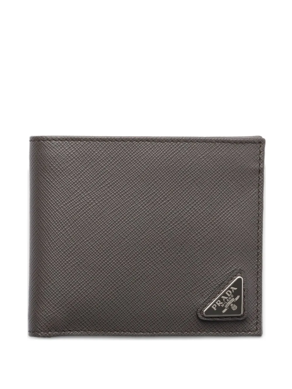 Prada Portemonnee met textuur Grijs