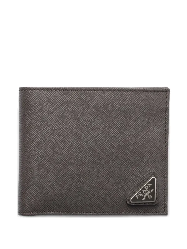Prada 二つ折り財布 | グレー | FARFETCH JP