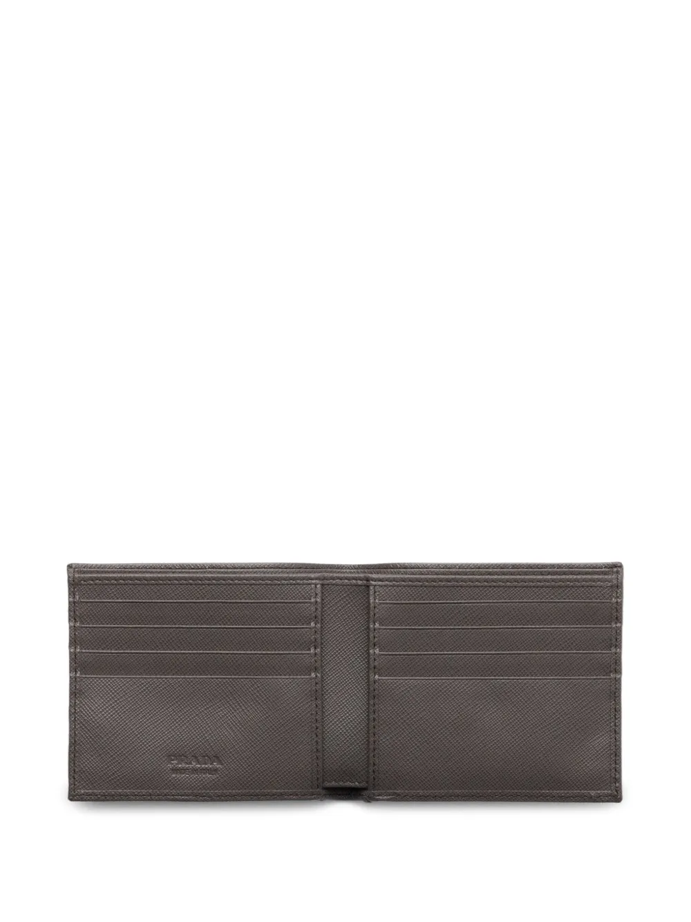 Prada Portemonnee met textuur Grijs