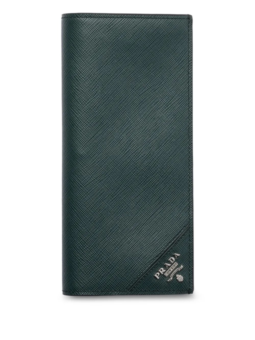 Prada Portemonnee van Saffiano leer Groen