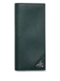 Prada saffiano leather long wallet - Green