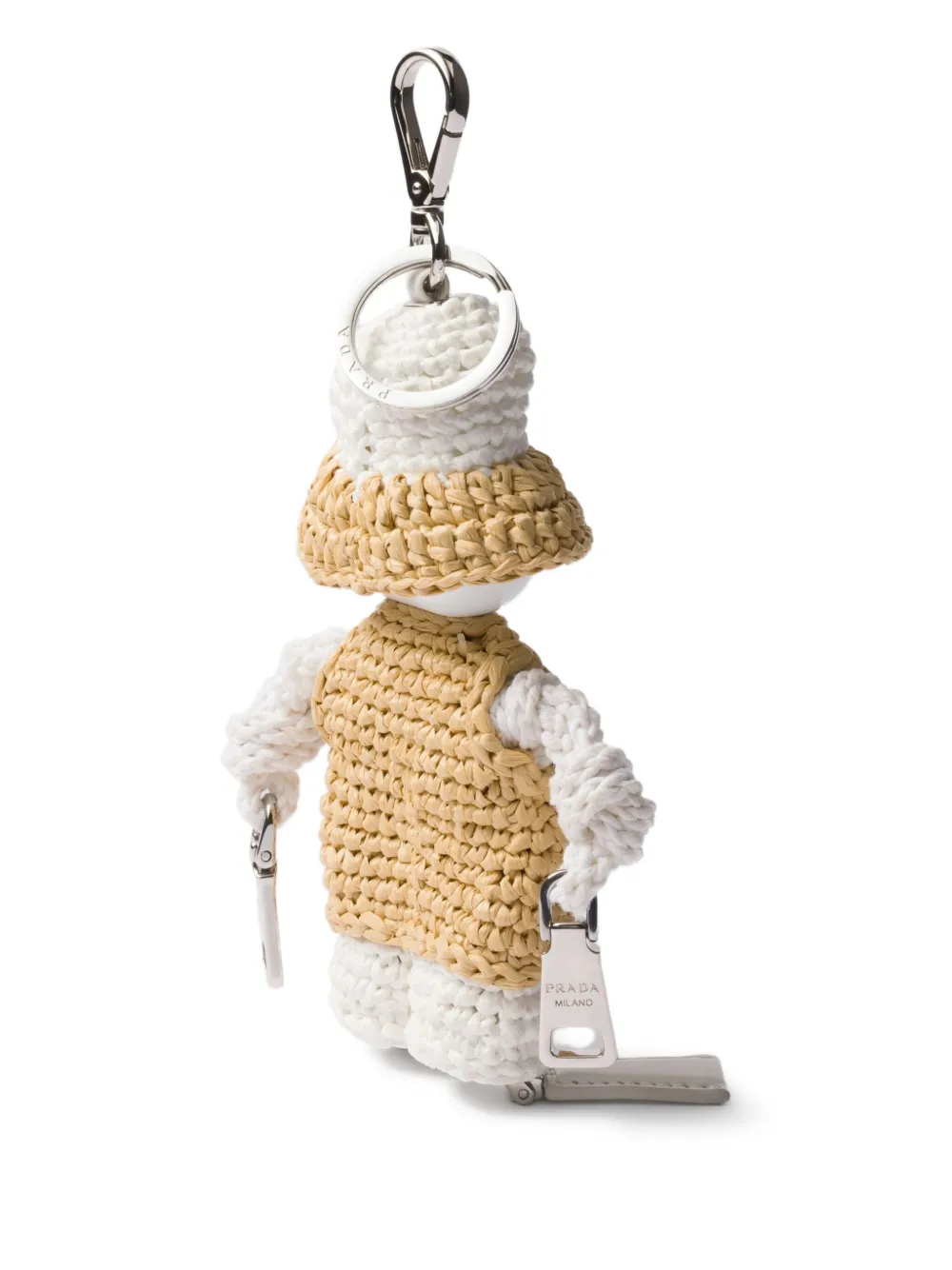 Prada crochet-embellished keyring | Image 2