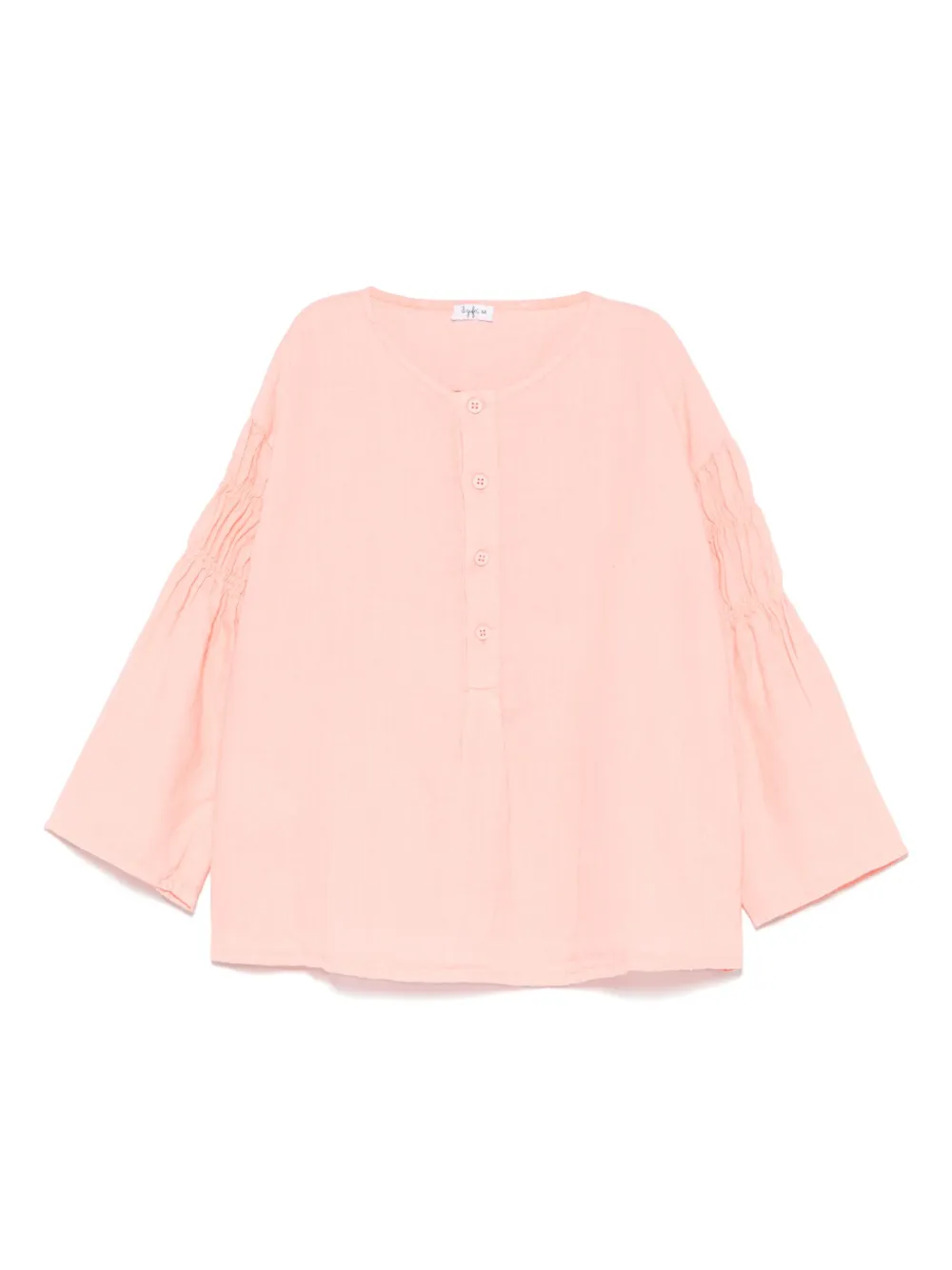 Il Gufo Linnen shirt Roze