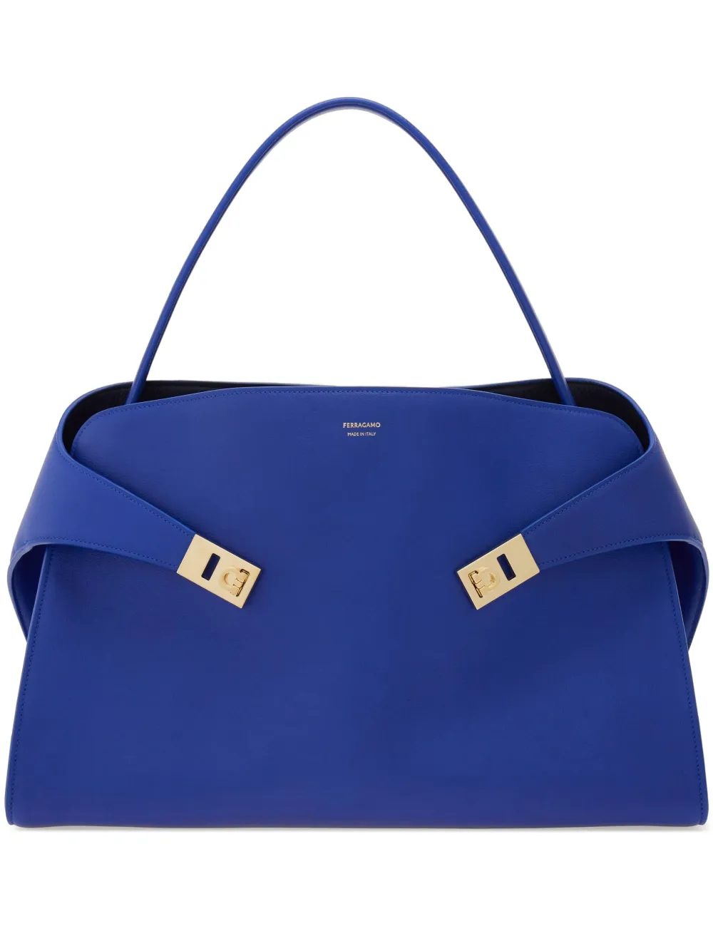 Ferragamo Hug structured handbag | Blue | Image 1
