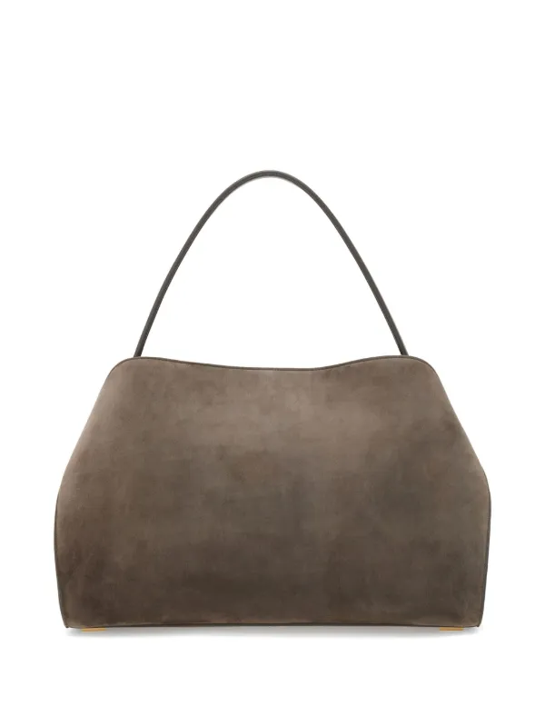 【FERRAGAMO】関税込☆Hug スエード ハンドバッグ ブラウン Ferragamo Hug スエード ハンドバッグ | ブラウン | FARFETCH JP