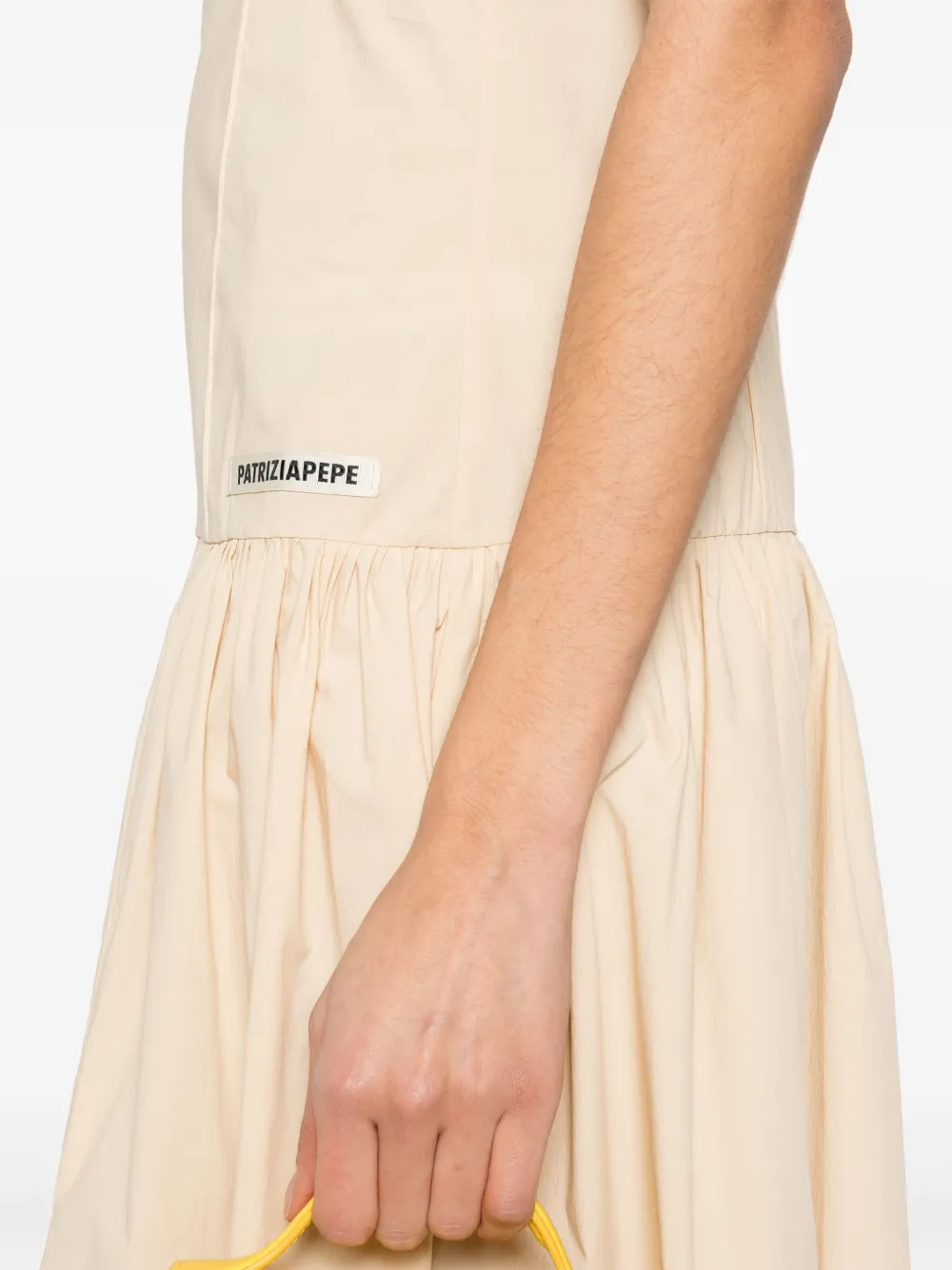 PATRIZIA PEPE LOGO-PATCH MAXI DRESS