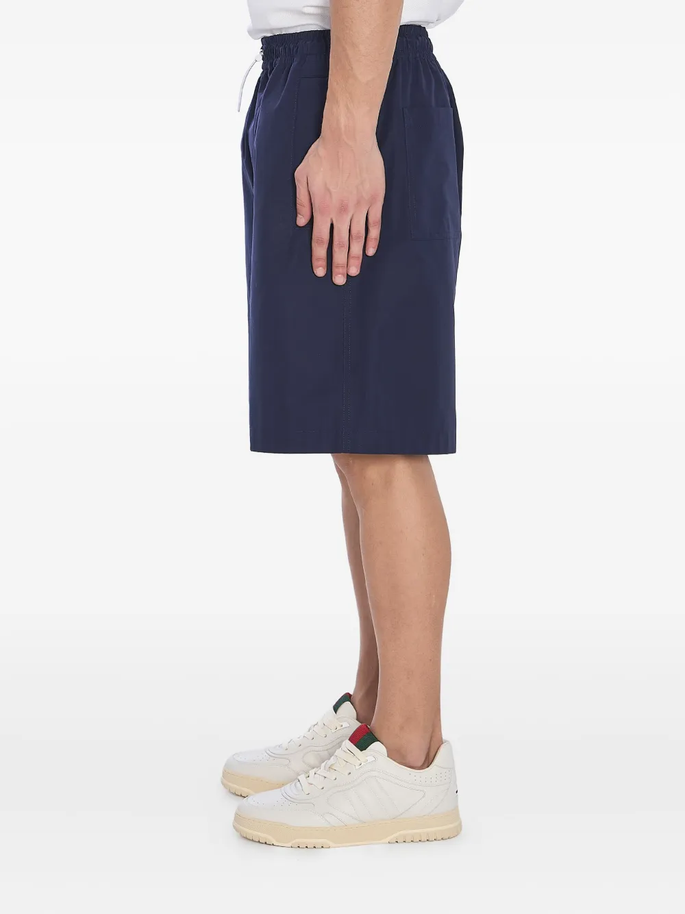 Gucci Popeline bermuda shorts Blauw
