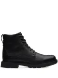 Clarks Craftdale 2 Hi ""Black"" boots - BLACK WARMLINED LEATHER
