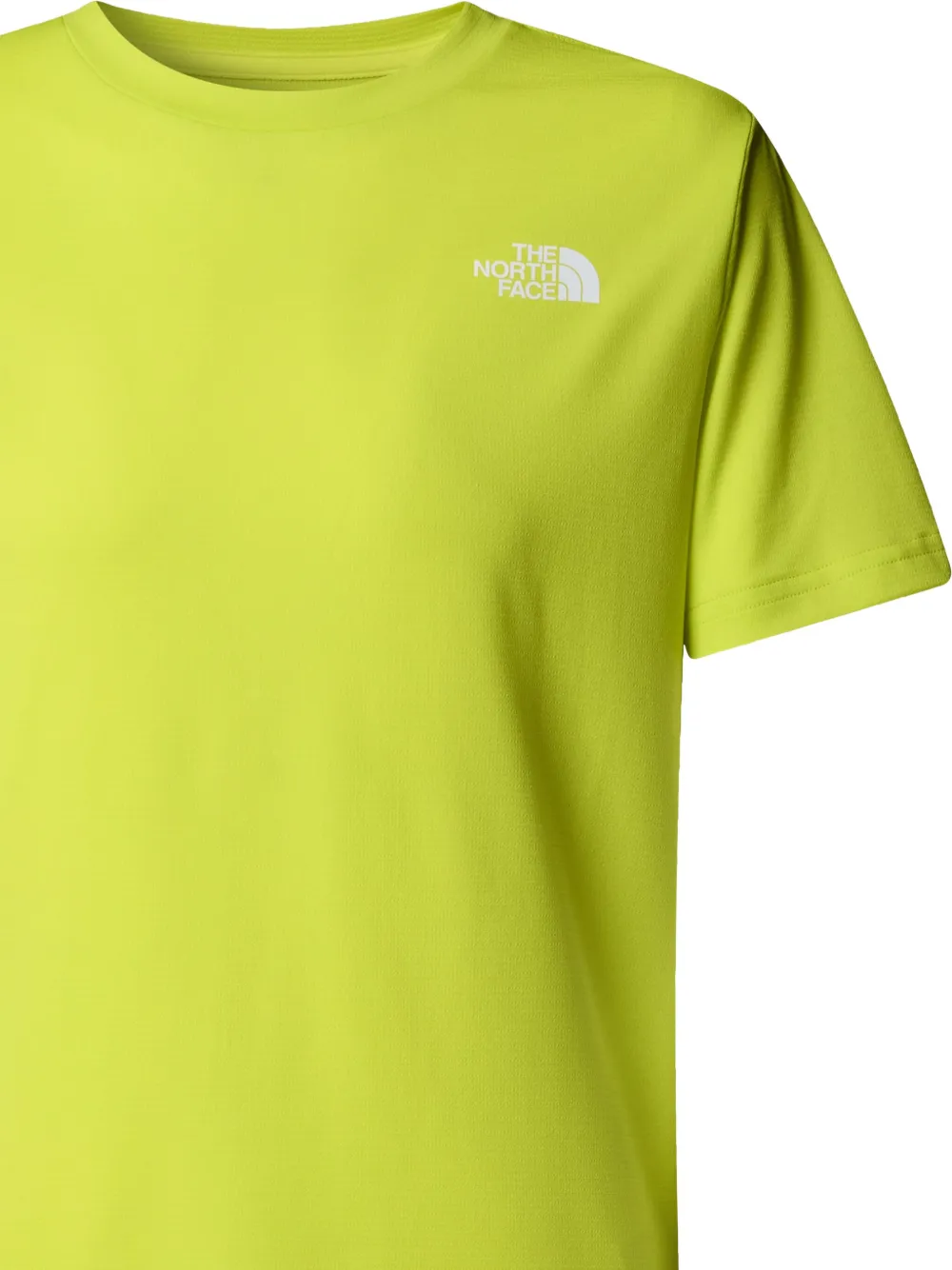 The North Face Kids logo-print T-shirt Geel
