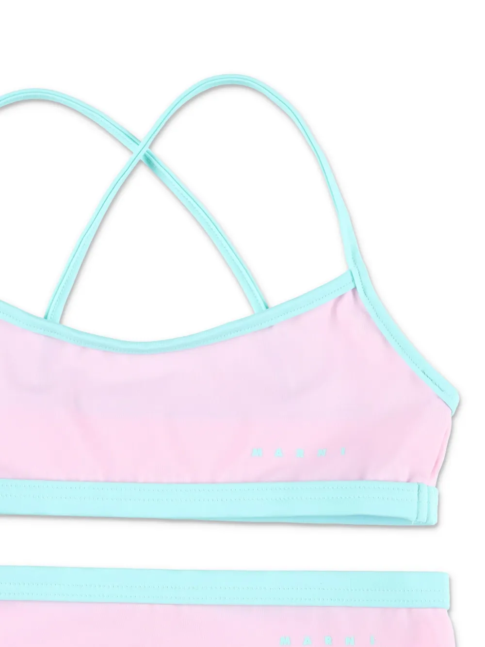 Marni Kids Bikini met bandjes Roze