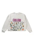Paly graphic-print sweatshirt - White