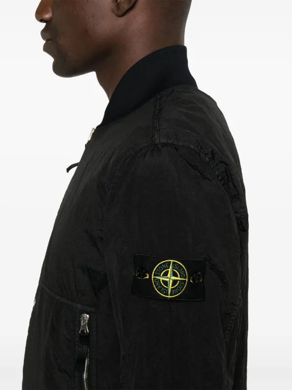 Stone Island コンパスバッジ ジャケット | ブラック | FARFETCH JP