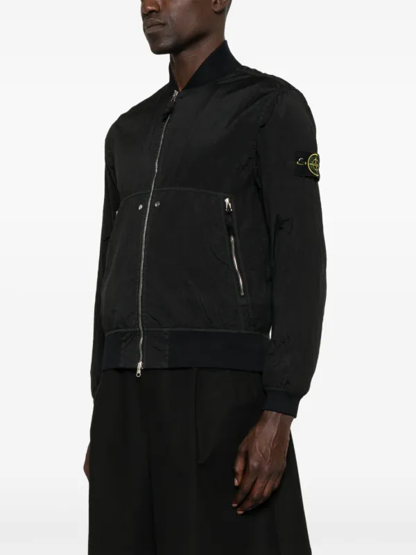 Stone Island コンパスバッジ ジャケット | ブラック | FARFETCH JP