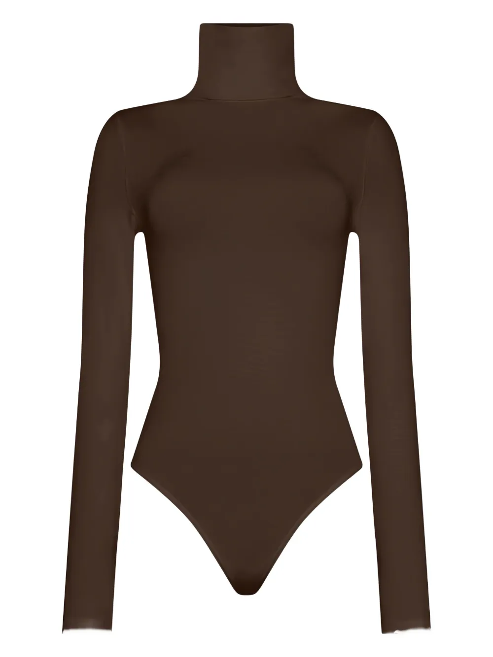 Wolford turtleneck long-sleeve bodysuit - Braun