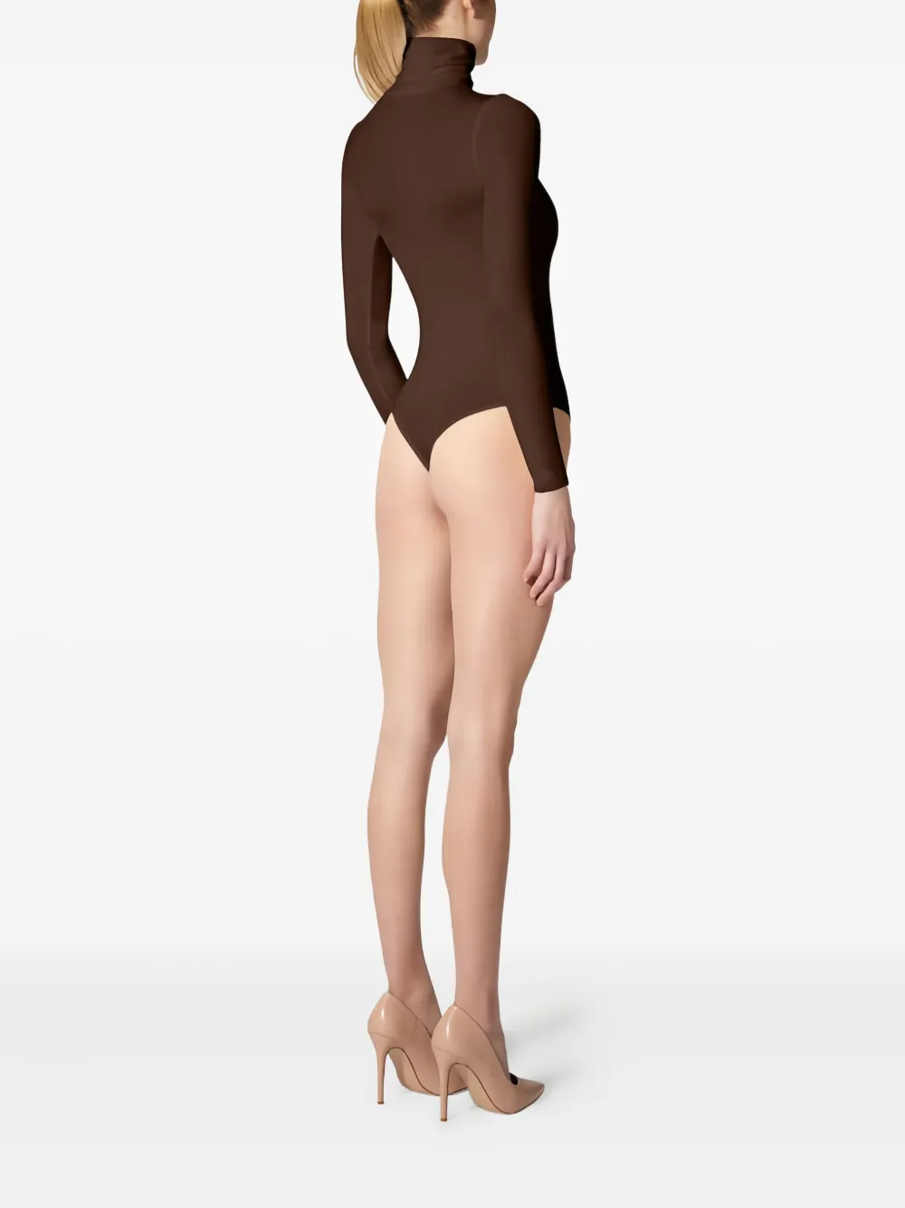 Wolford Body met col Bruin