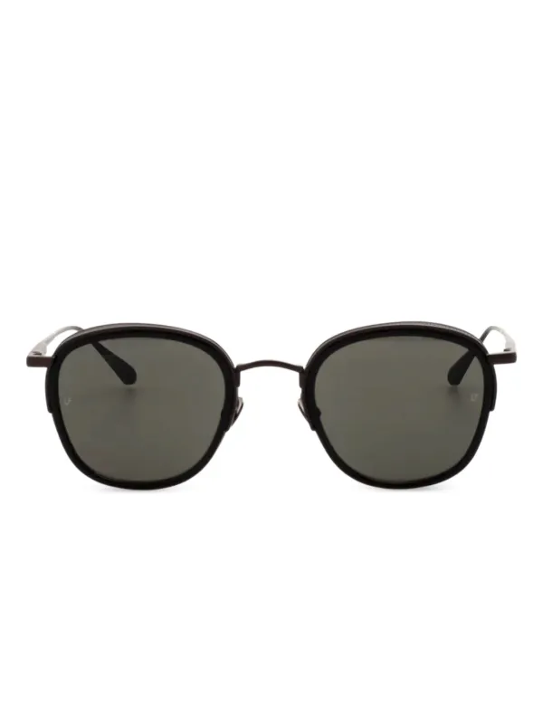 Linda Farrow Aldrin Sunglasses in Black