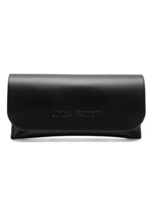Auralee Leather Sunglasses Case | Black | FARFETCH HK