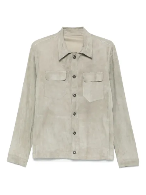 Salvatore Santoro suede shirt jacket