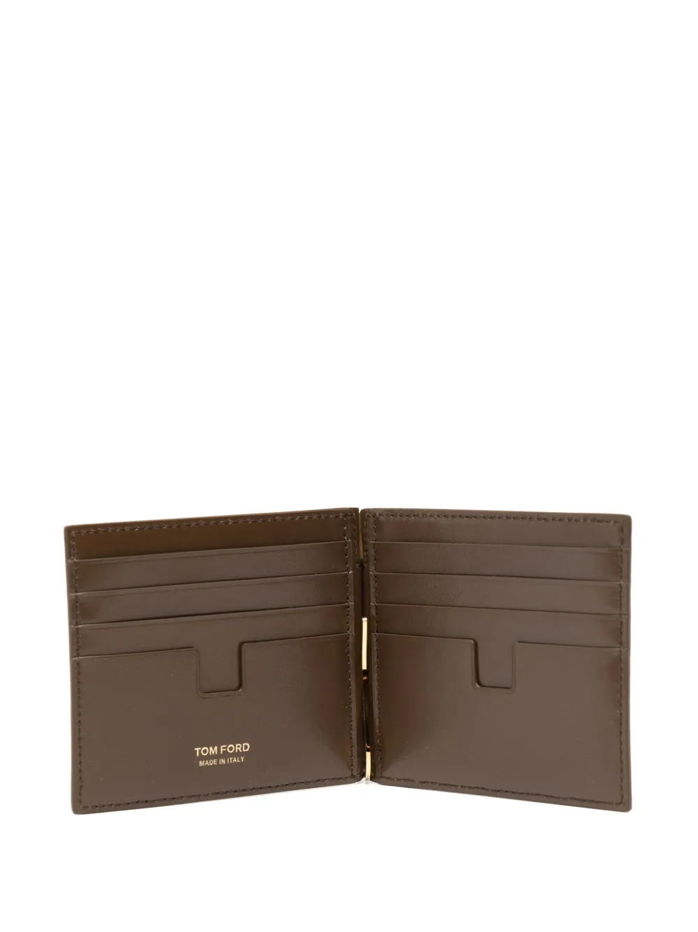 TOM FORD Leren portemonnee Bruin