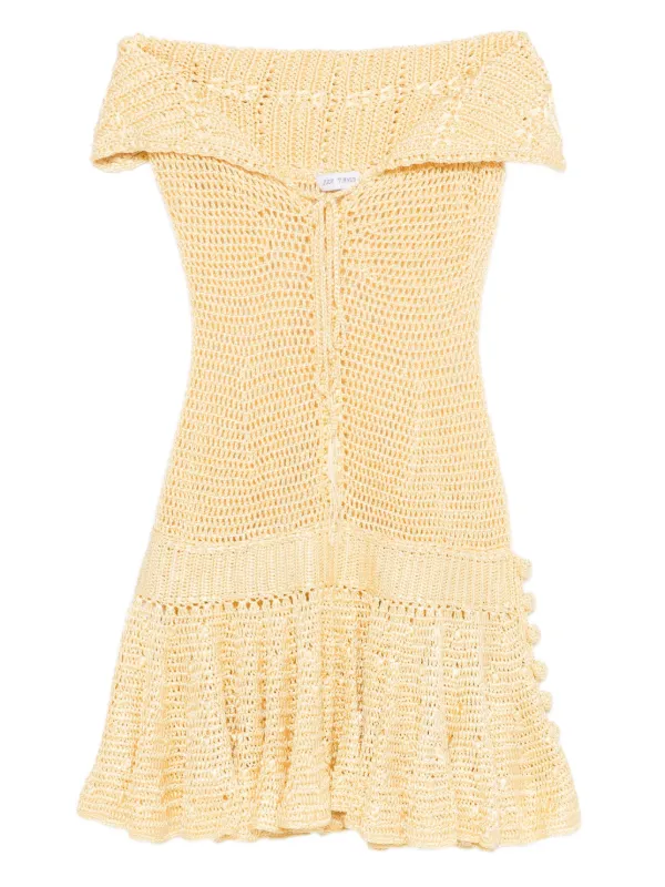 Judy Turner Danae オフショルダーミニドレス | イエロー | FARFETCH JP