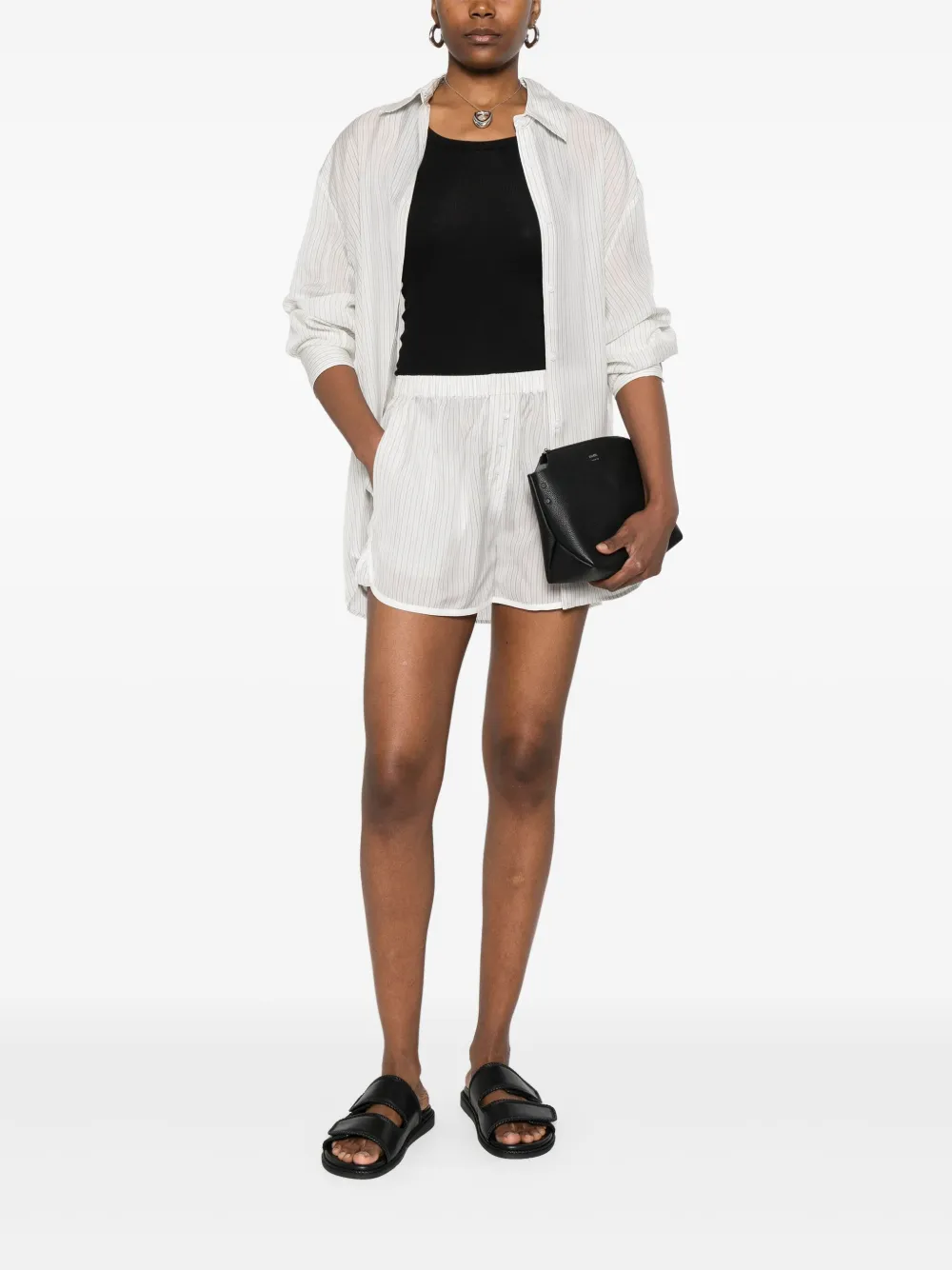 The Frankie Shop Brenna striped shorts | Short Shorts | Image 2