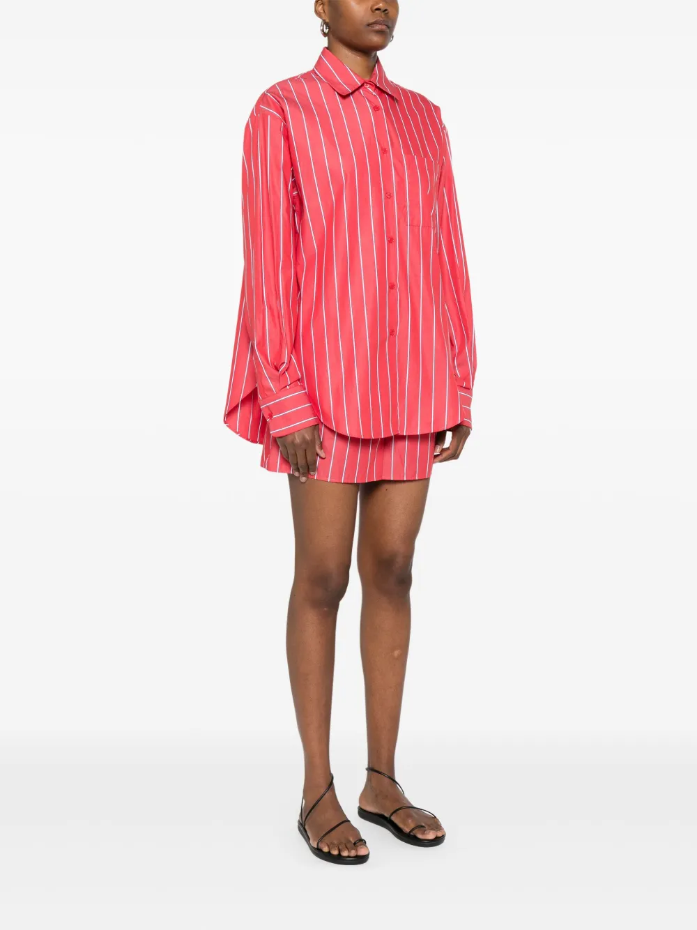 THE FRANKIE SHOP LUI STRIPED SHIRT