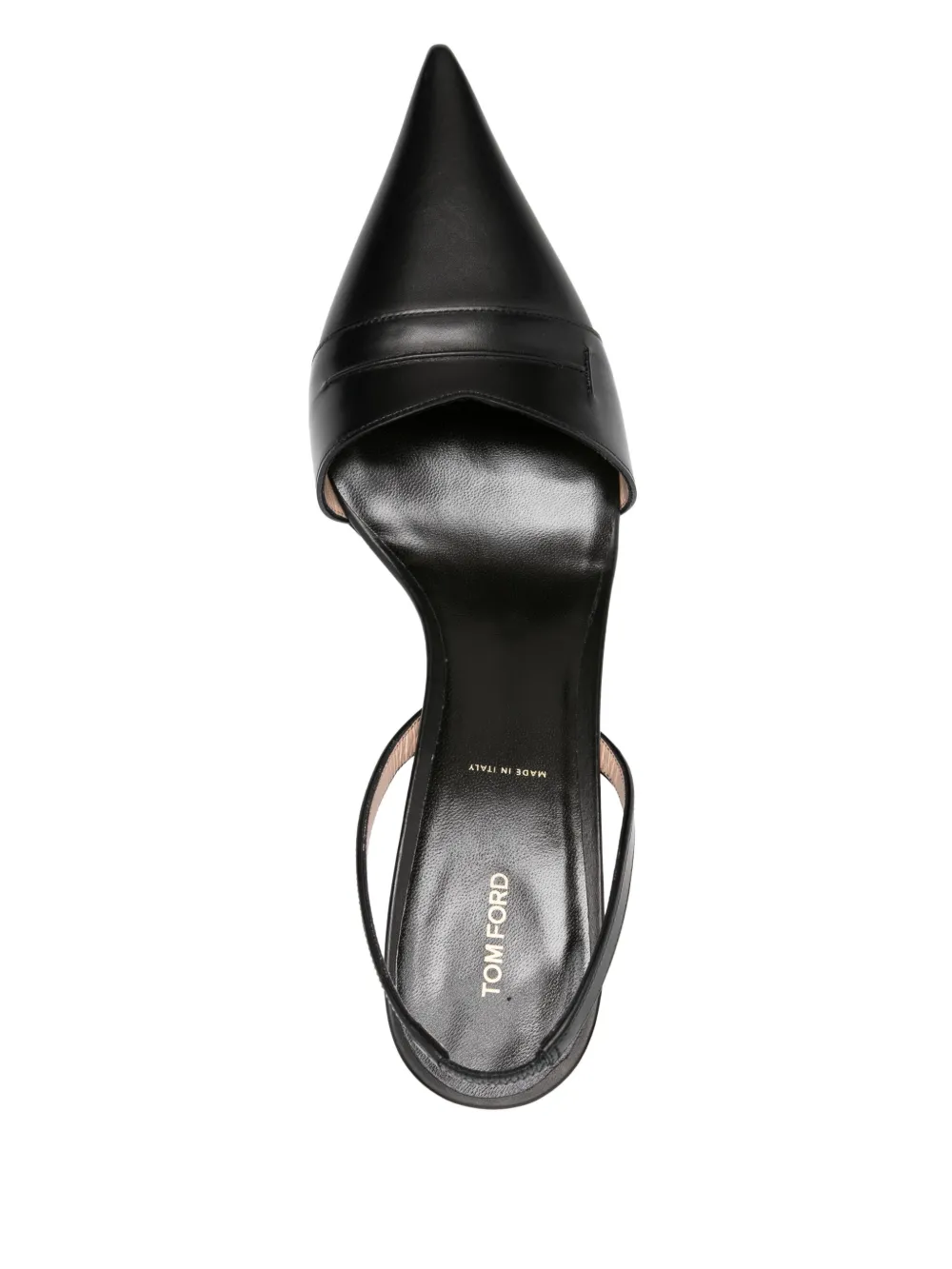 TOM FORD 70mm leather pumps Black