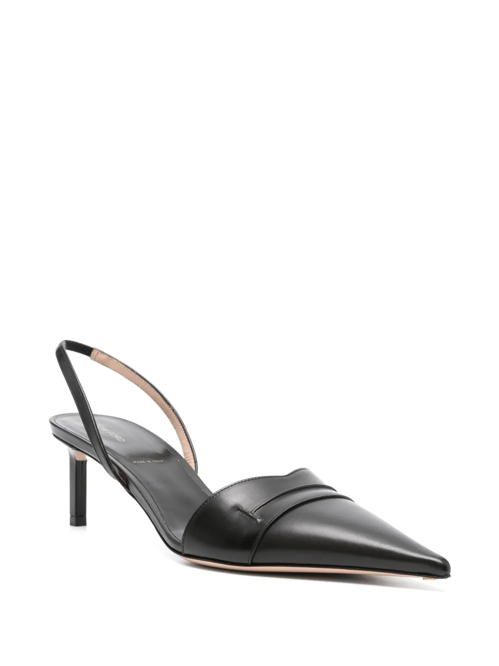TOM FORD 70mm leather pumps Black