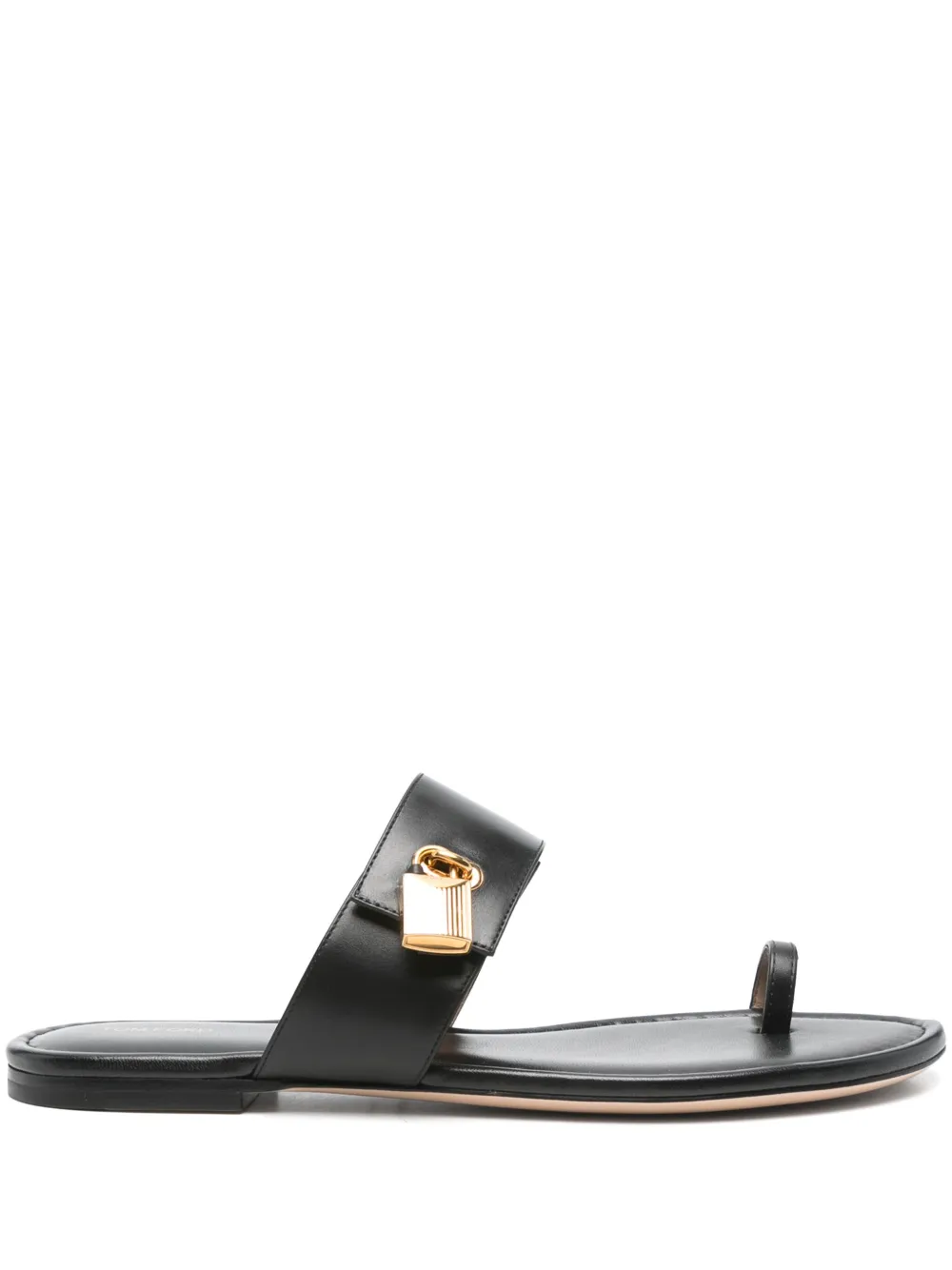 TOM FORD Padlock sandals Black