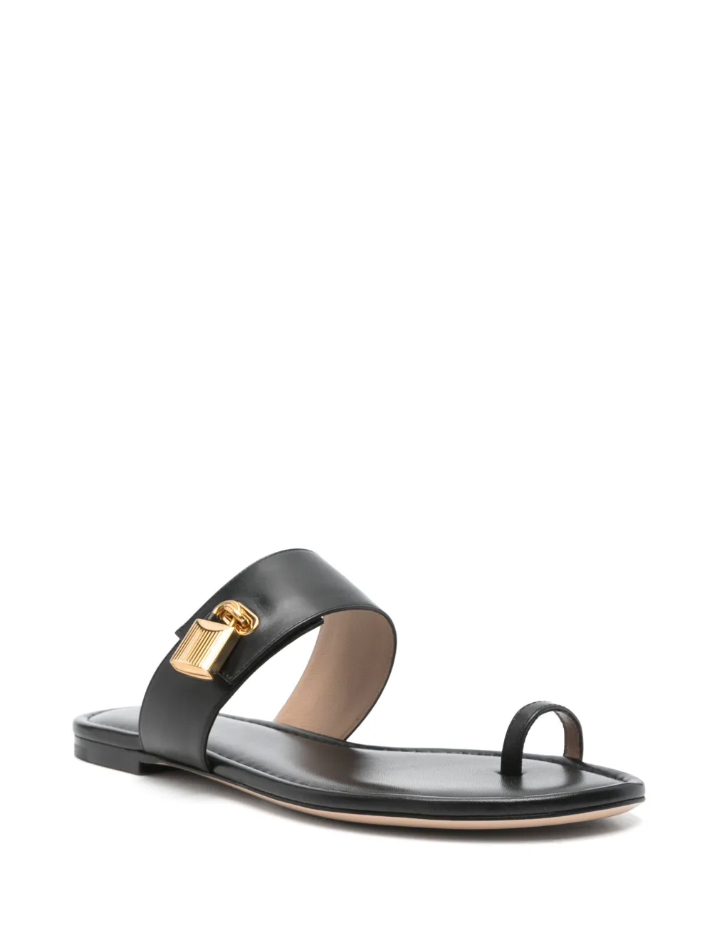 TOM FORD Padlock sandals | Flat Sandals | Image 2