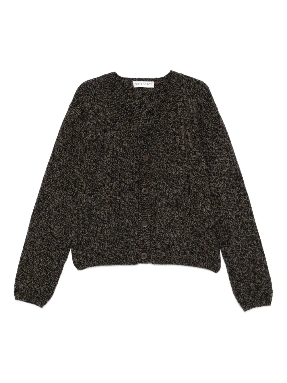 OUR LEGACY Academy wool cardigan | Brown | Image 1