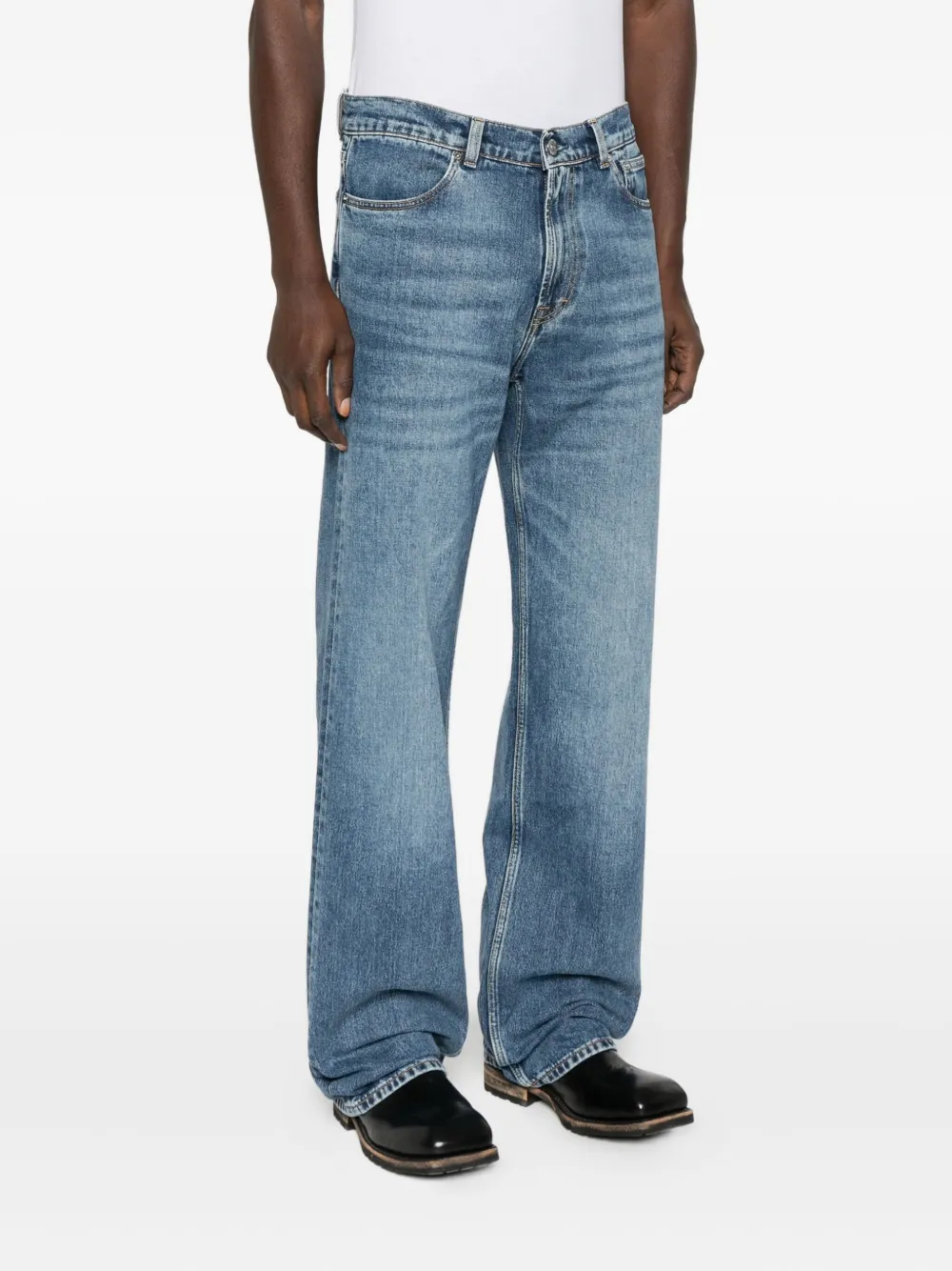 OUR LEGACY rodeo wash twill jeans Blauw