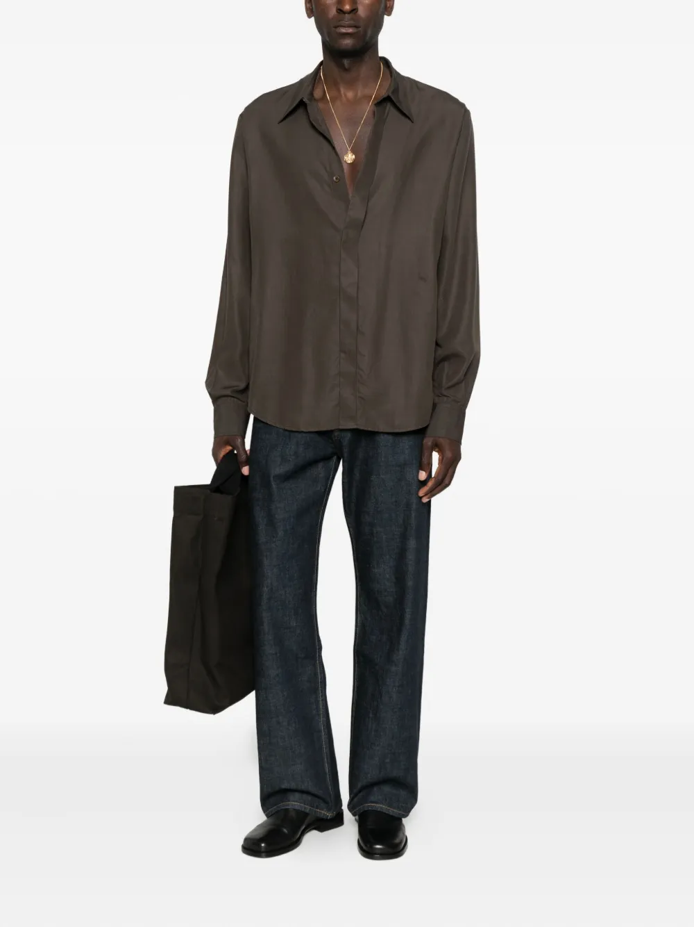 OUR LEGACY straight-leg jeans - Blauw
