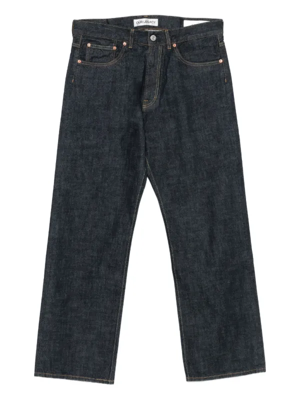 our legacy ストレートジーンズ OUR LEGACY ストレートジーンズ | ブルー | FARFETCH JP