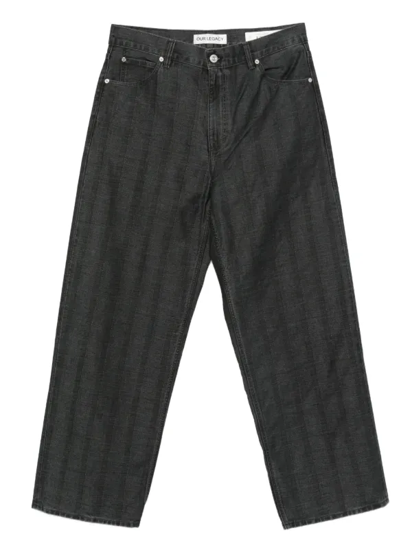 モーガン着用OURLEGACY coated herringbone jeans モーガン着用