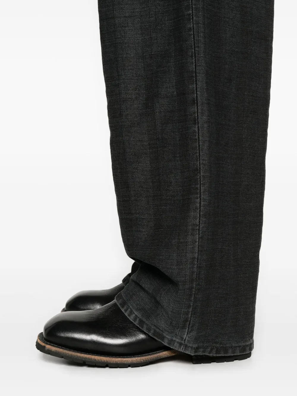 OUR LEGACY Vast Cut ヘリンボーン ジーンズ | ブラック | FARFETCH JP
